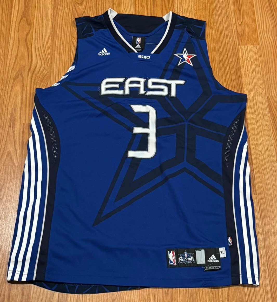 Adidas NBA All Star Dwyane Wade Jersey #3 Miami Heat XL East Dallas LeBron James