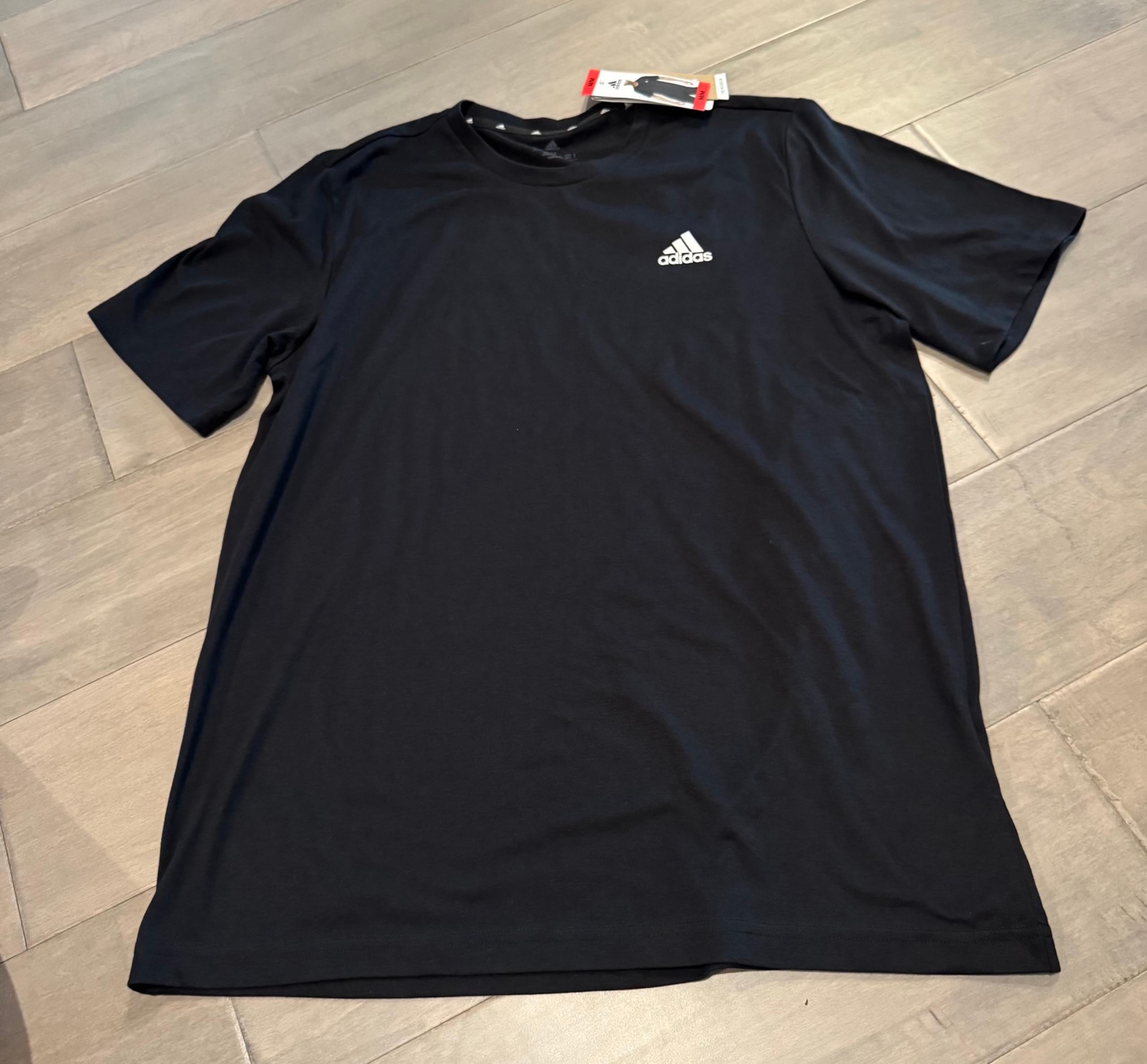 New Men’s Black adidas t shirt