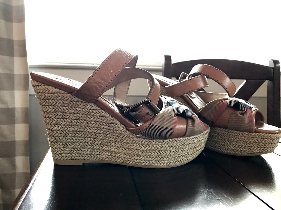 Burberry Wedges - Authentic