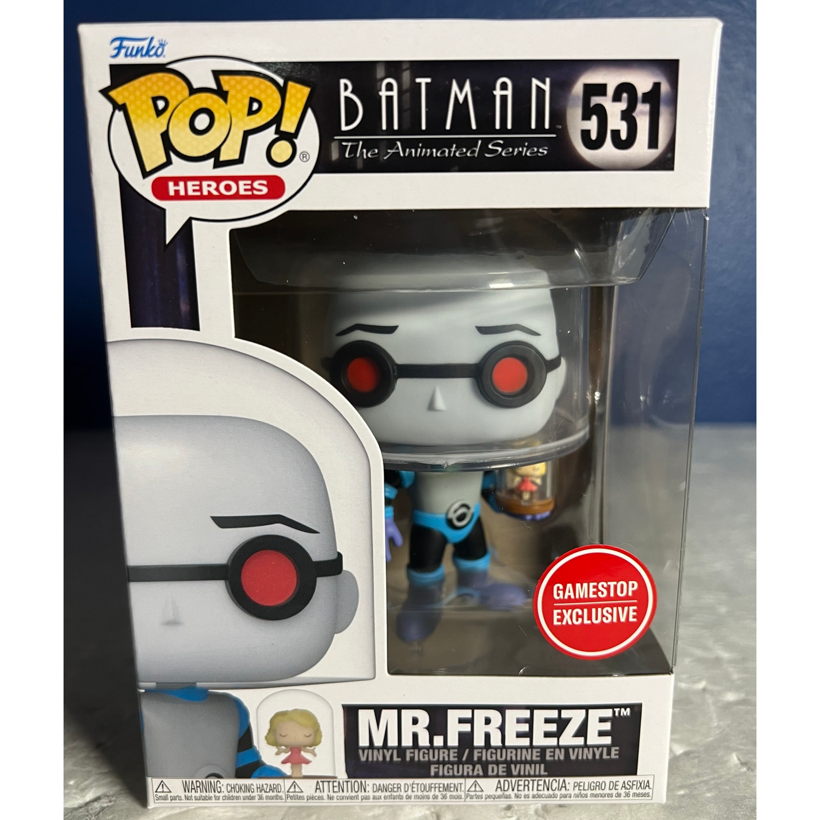 Funko Pop! Mr. Freeze #531 GameStop Exclusive - Batman: The Animated Series Nora