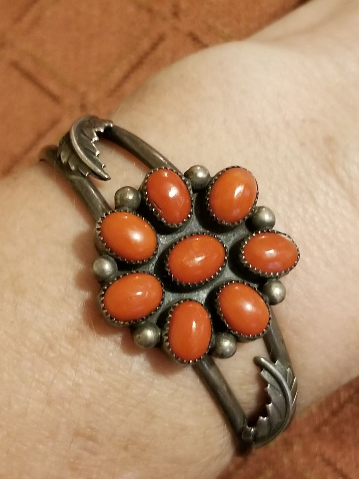 Sterling Terry Martinez Coral Bracelet