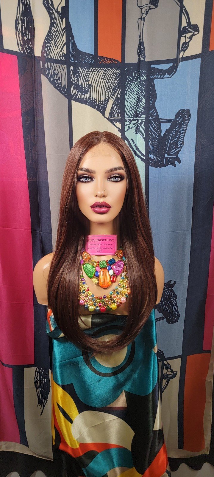 Wow factor Brown double color HD lace front wig