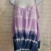 Michael Stars Kelsey Tie Dye Spaghetti Strap Cami Top sz.Large MSRP 118