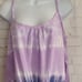 Michael Stars Kelsey Tie Dye Spaghetti Strap Cami Top sz.Large MSRP 118