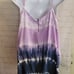 Michael Stars Kelsey Tie Dye Spaghetti Strap Cami Top sz.Large MSRP 118
