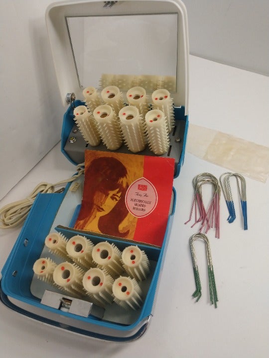 SEARS ROEBUCK AND CO VINTAGE FANCY FREE ELECTRICALLY HEATED ROLLERS