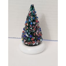 Cape Cod Glass Works Millefiori Christmas Tree Paperweight – Handcrafted Beauty