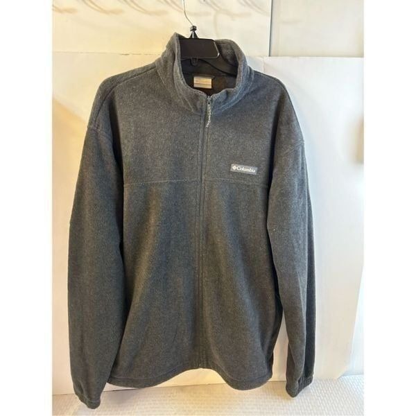Columbia fleece men’s xxl jacket gray rn#69724