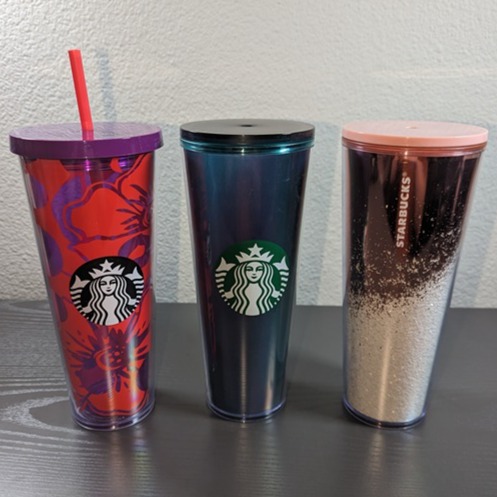 3 PC. Bundle Starbucks Venti 24oz Tumblers