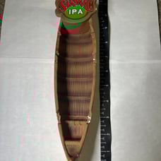 Rare 2010 Saranac Canoe Pale Ale Draft Beer Tap Handle Mancave Bar Sign keg bar