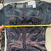 Beguile by Byron Lars Carissa Black Lace Sheath Midi Dress Size 2