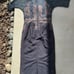 Beguile by Byron Lars Carissa Black Lace Sheath Midi Dress Size 2