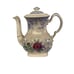 VTG Copeland SPODE Mayflower Coffee or Tea Pot Lavender British Flowers Damaged
