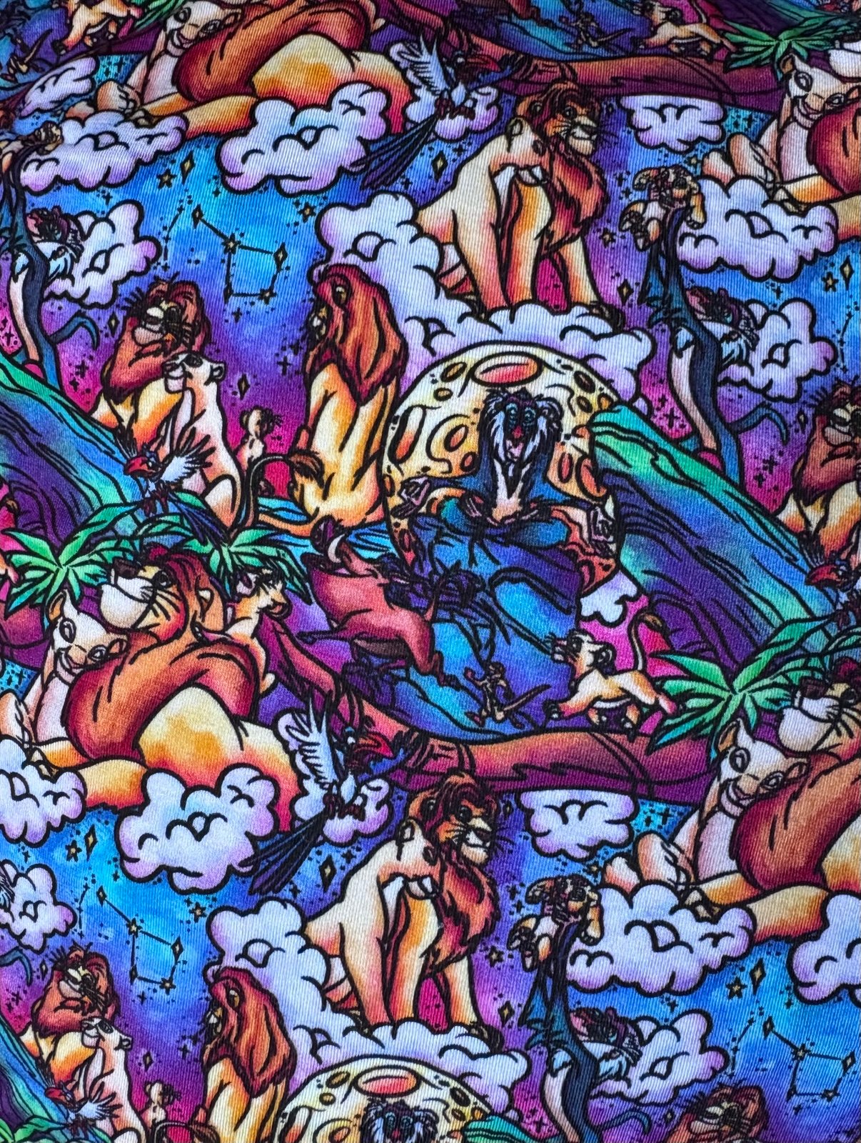 Lion king bamboo twin sheet