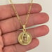 18k Gold Filled Guadalupe Necklace/Virgencita De Guadalupe 21.5”