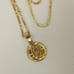 18k Gold Filled Guadalupe Necklace/Virgencita De Guadalupe 21.5”