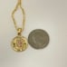 18k Gold Filled Guadalupe Necklace/Virgencita De Guadalupe 21.5”