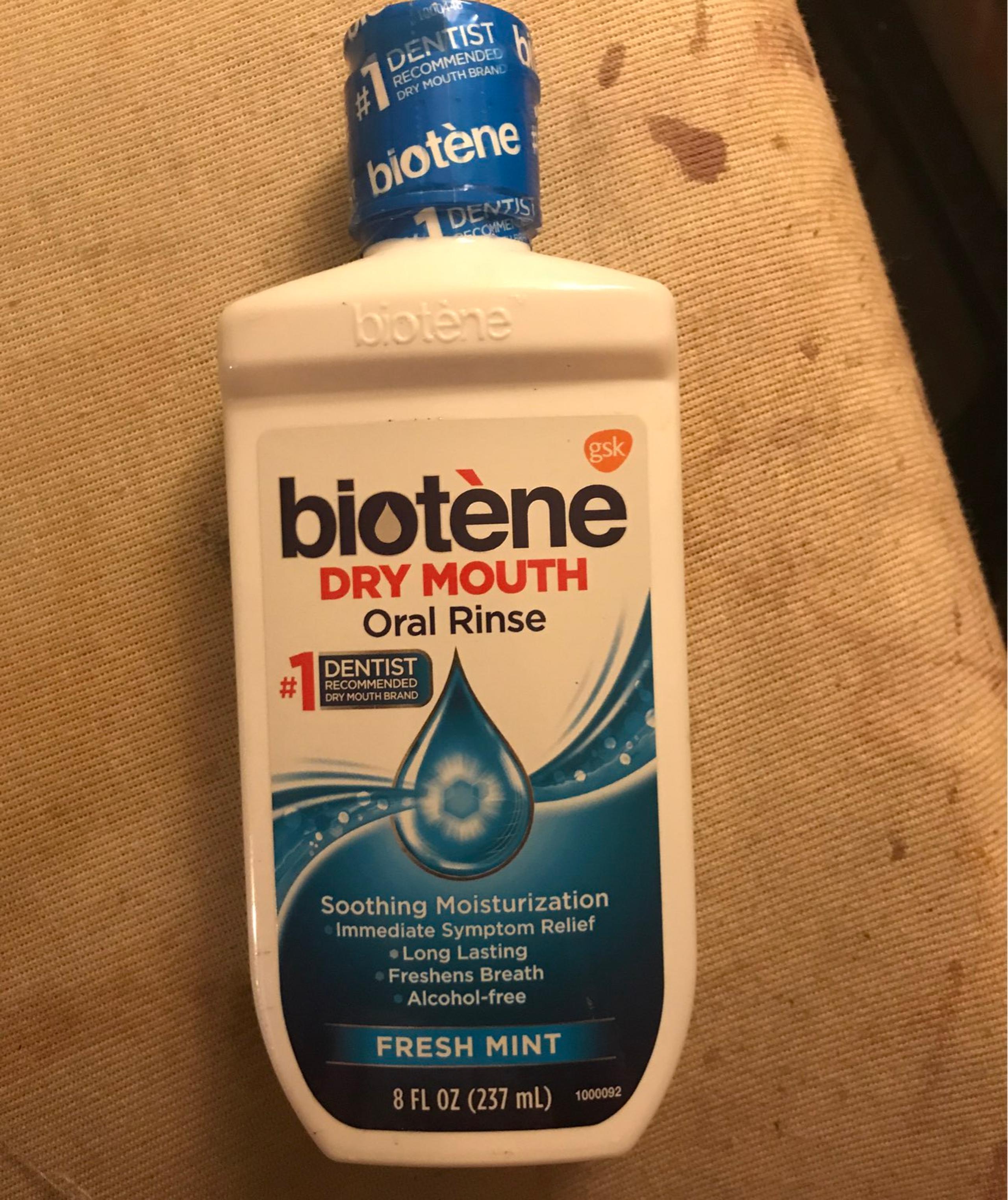 Biotene dry moutg oral rinse