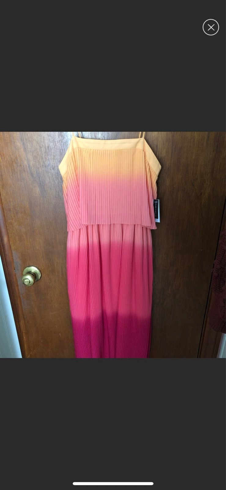 leith pleated midi dress