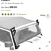 Jeep wrangler windshield light bar mount for 50inch light bars.