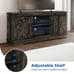 Farmhouse TV Stand for 65 Inch TV Console Table Cabinet with Sliding Barn Door