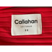 Callahan Mimi Women's Halter Top Red Size XS Ribbed Cotton Blend New