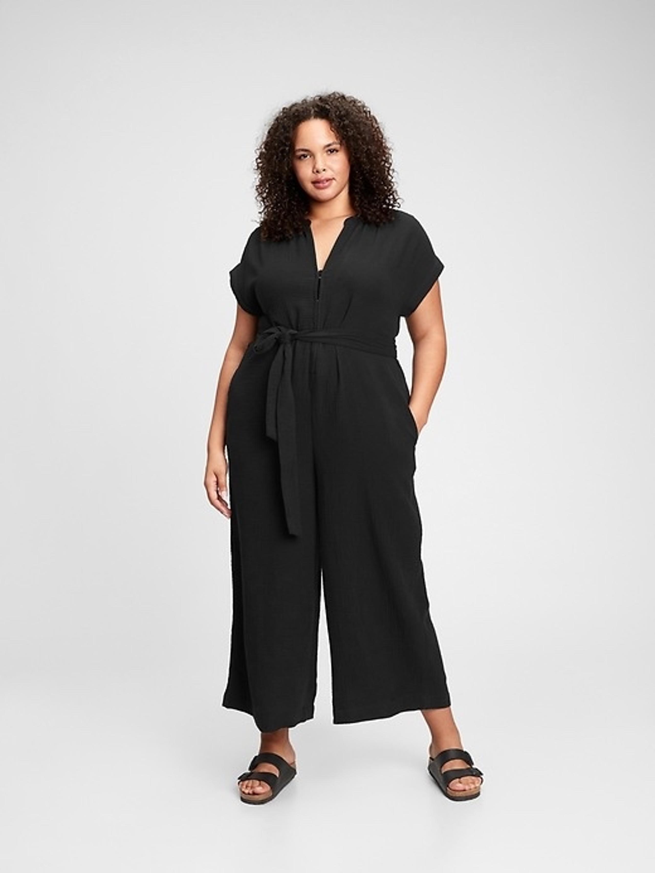 GAP Women’s Black Gauze Romper Jumpsuit