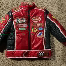 Disney Pixar Cars Lightning McQueen Racing Puffer Jacket 2/3