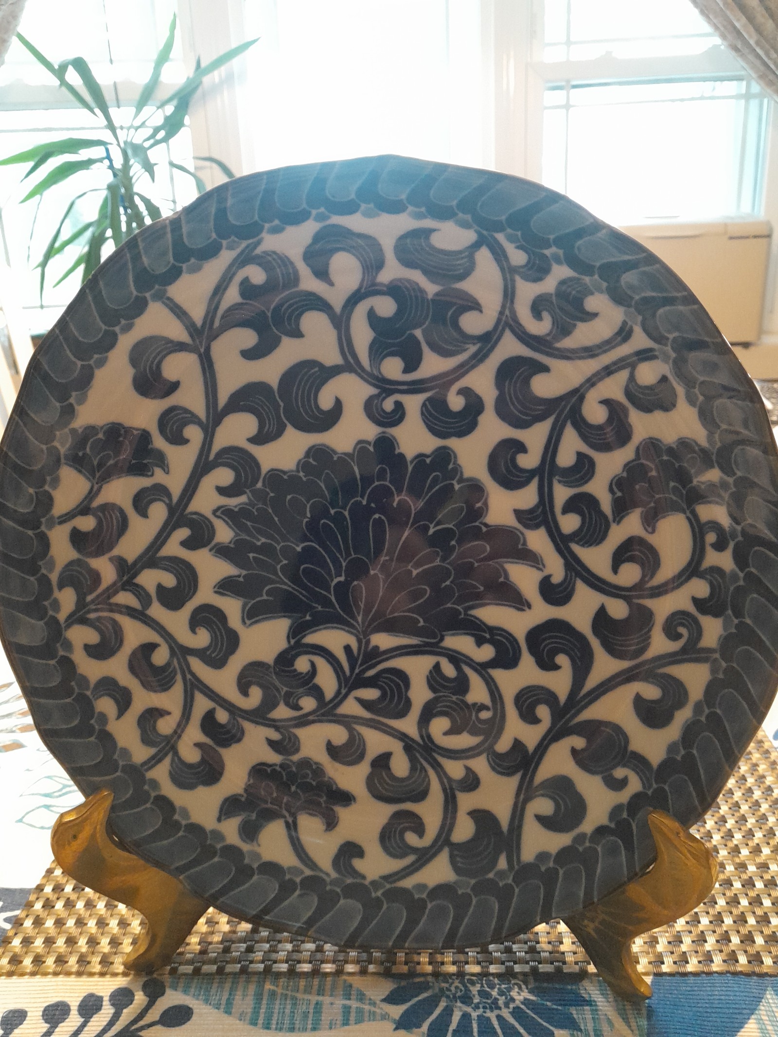 Its a blue plate