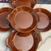 Part I: 3/6Vintage Hall Pottery #433 Brown Glazed Casserole/Bowls 10/ea