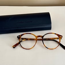 Warby Parker Eyeglasses Round Frames Morgan N 213 Mesa Tortoise 47-18-145