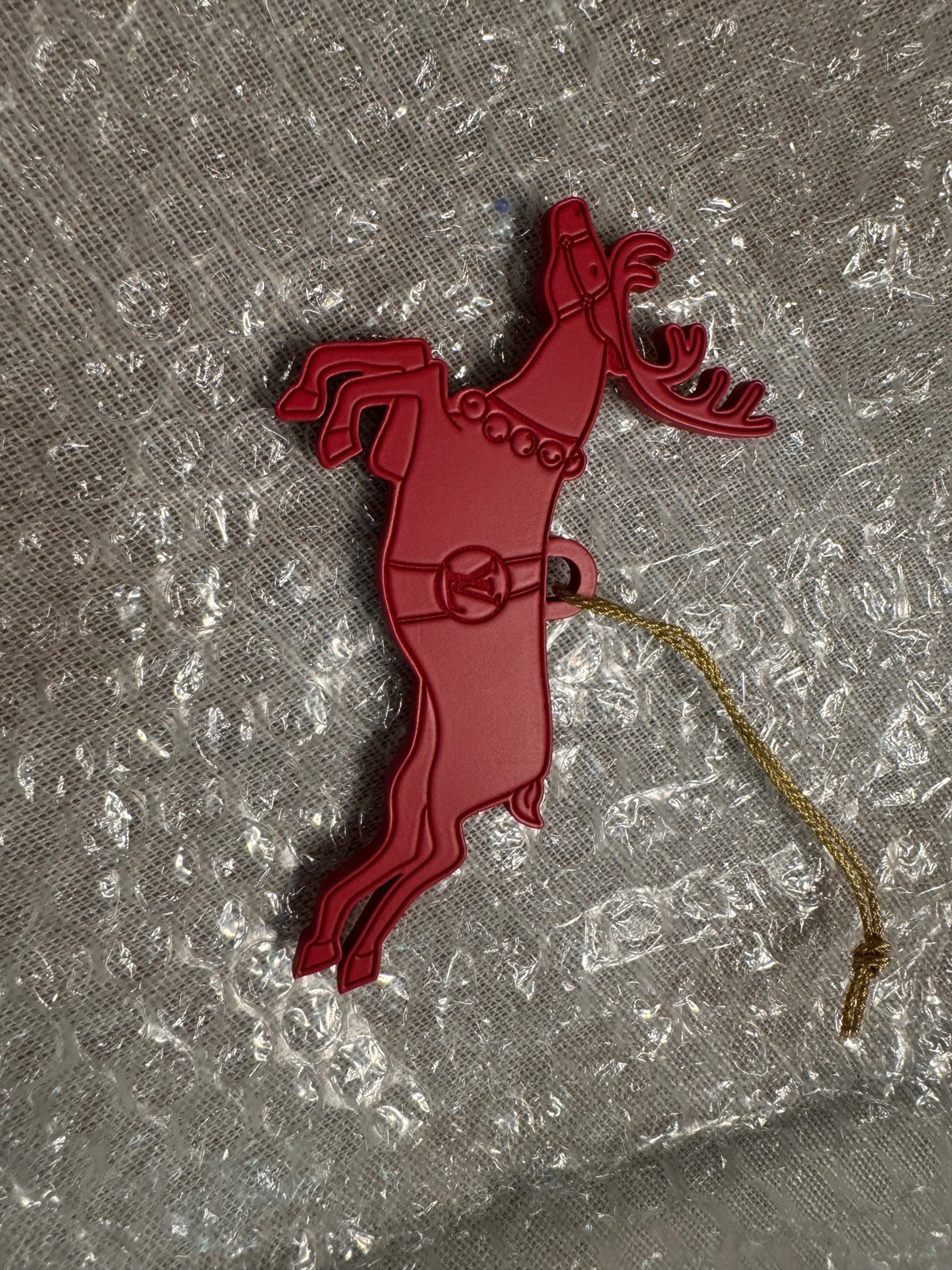 Louis Vuitton reindeer ornament