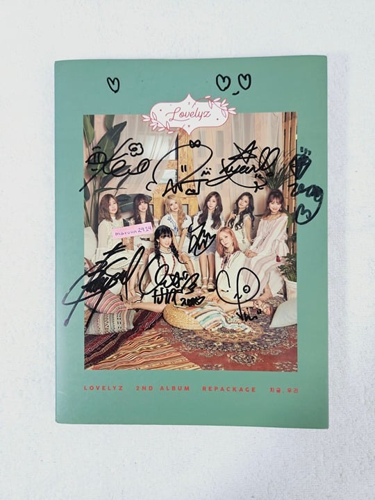 LOVELYZ Now, We Signed Promo Album Autographed + Message