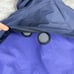 COLUMBIA SPORTSWEAR Rain Jacket Women's S Black Purple Hooded Snap Zip Vented