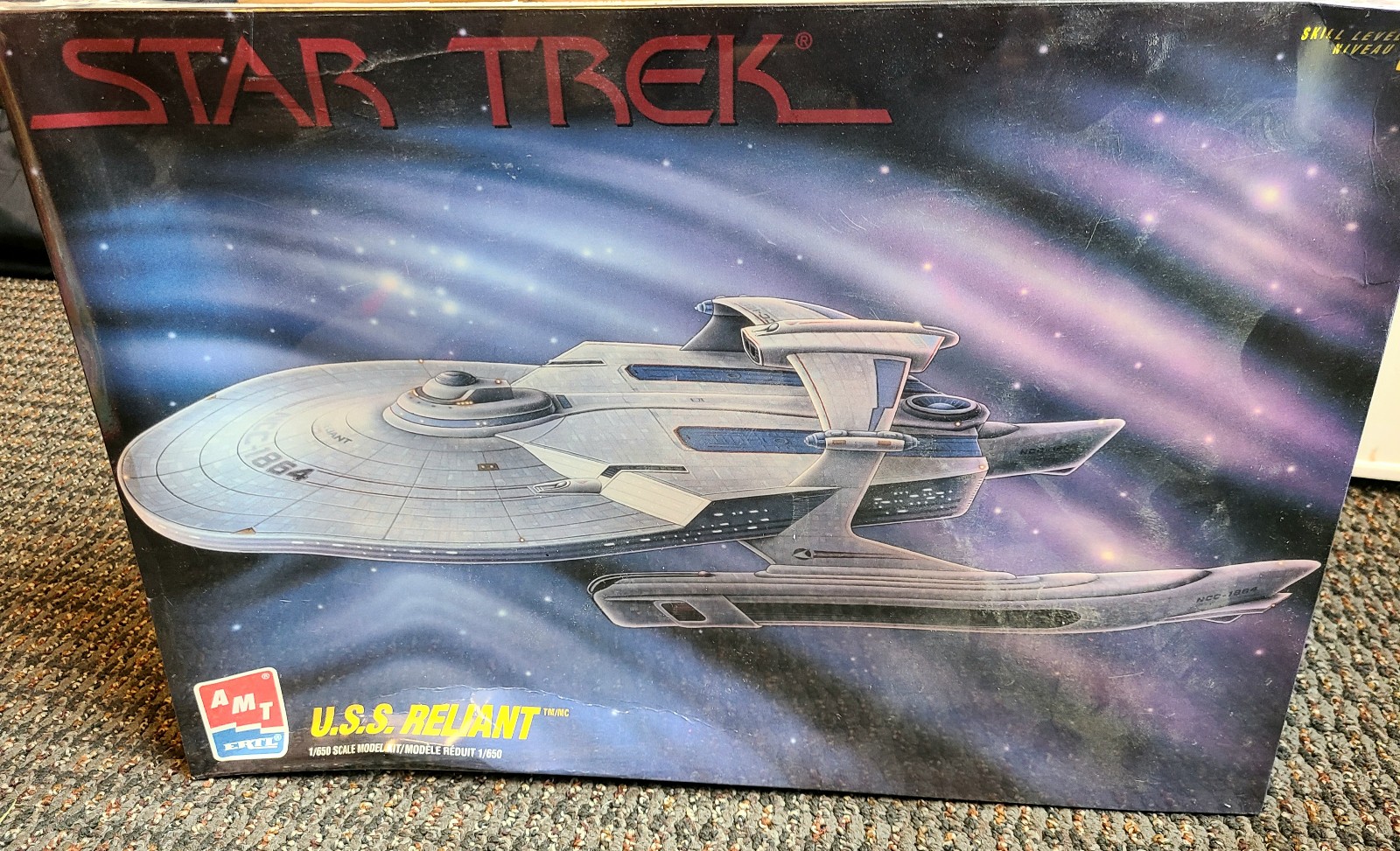 ERTL 1995 Star Trek U.S.S. RELIANT 1/650 Scale