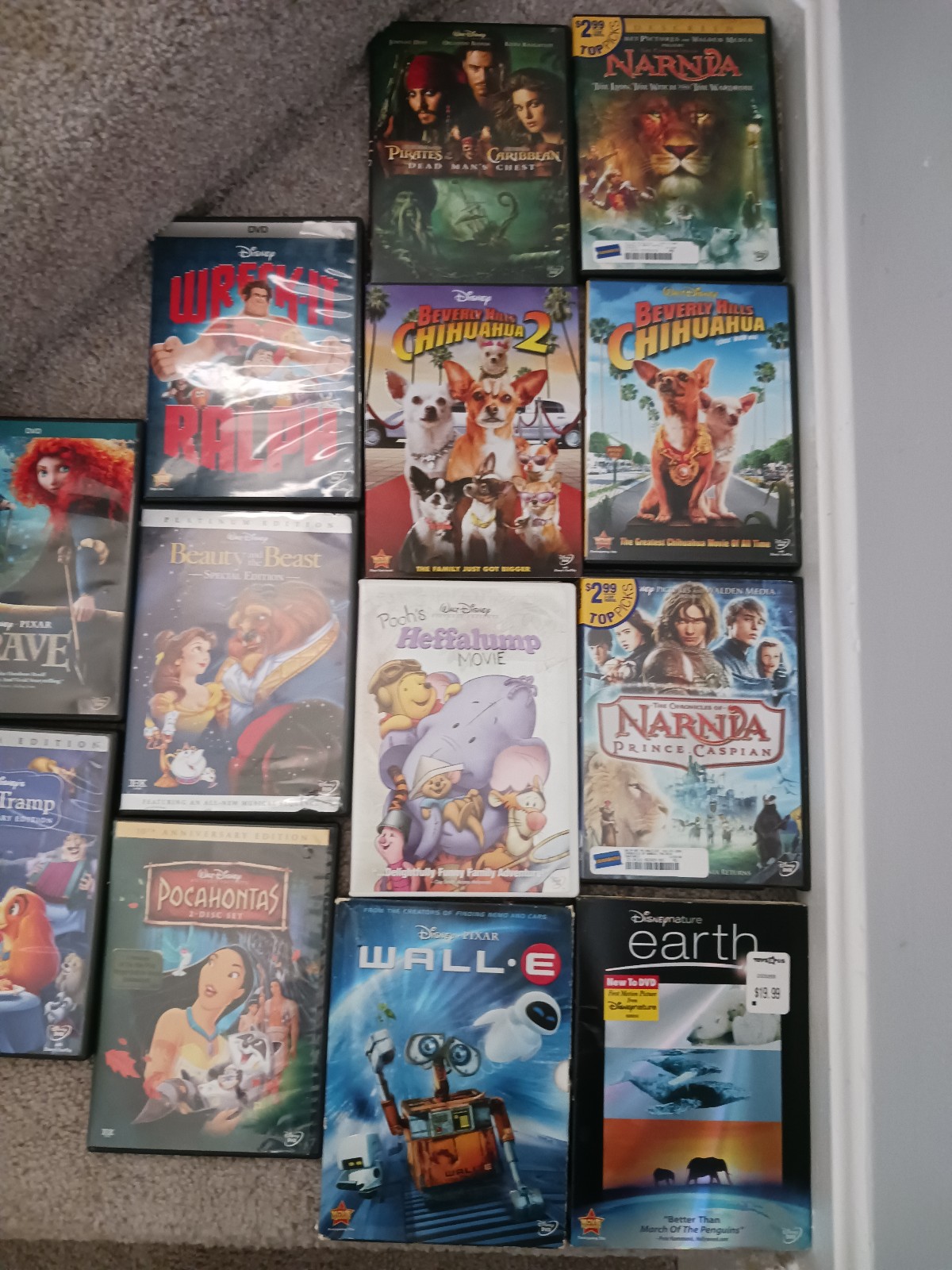 lot of 16 disney movies