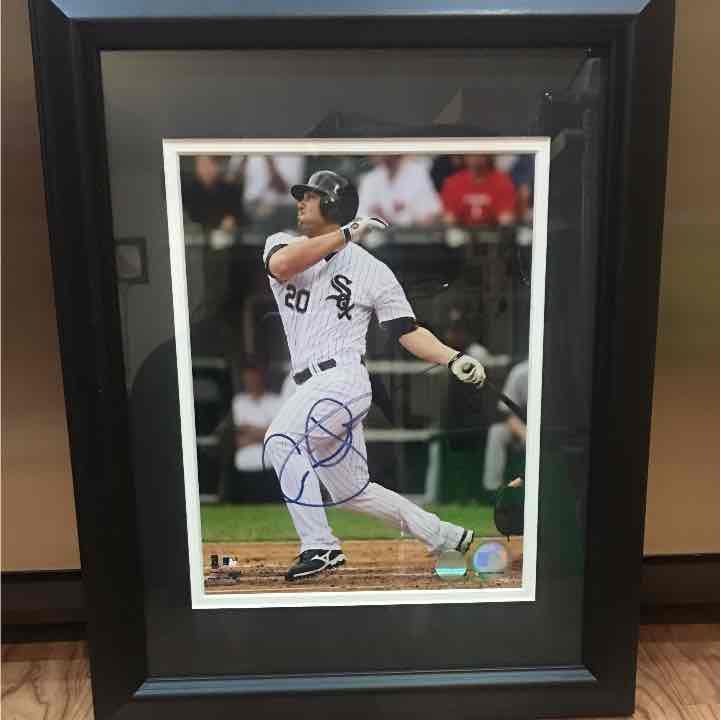 Carlos Quentin 8x10 Auto Photo & Frame