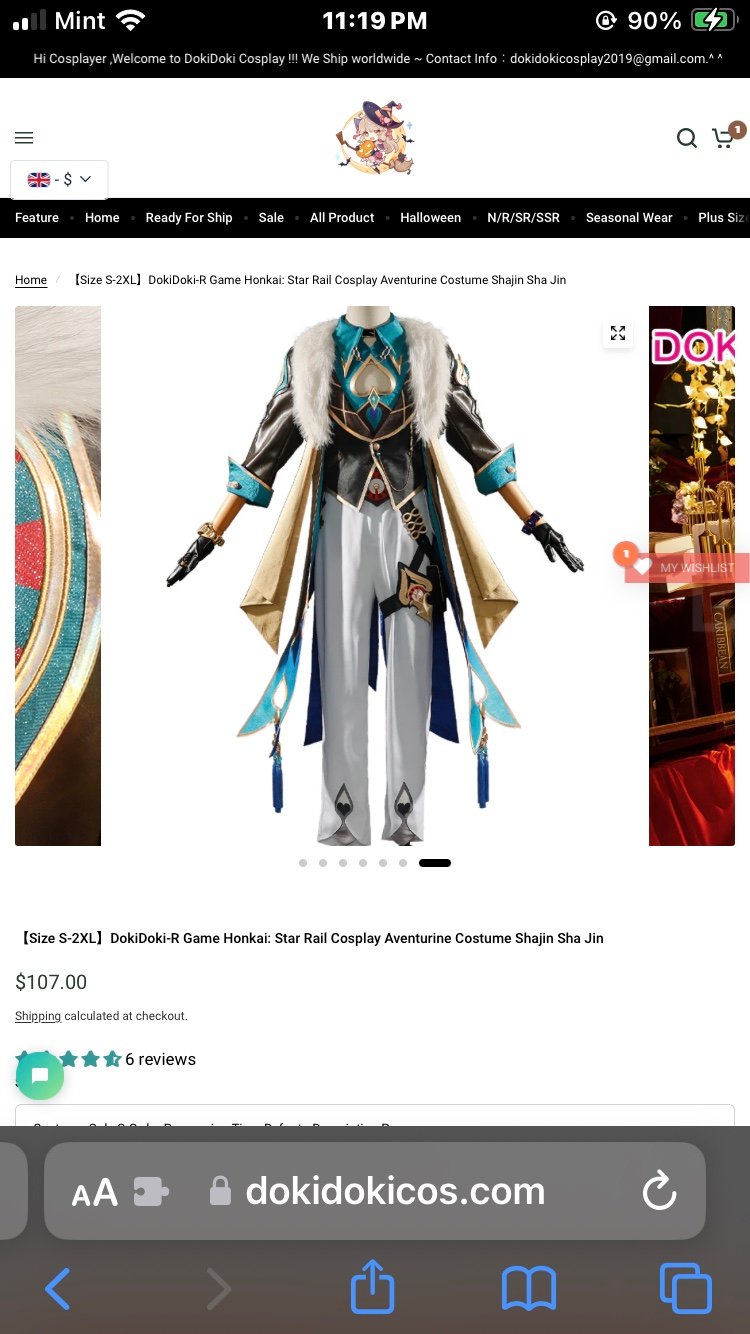 ISO Aventurine cosplay (do not buy, you won’t be refunded)