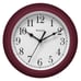 beautiful Wall Clock Simplicity Analog Round Home Office Clock Burgundy