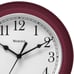 beautiful Wall Clock Simplicity Analog Round Home Office Clock Burgundy