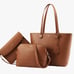 Brand New 3PCS Handbag Set, Tote, Crossbody Bag & Cosmetic Bag, Purse Set