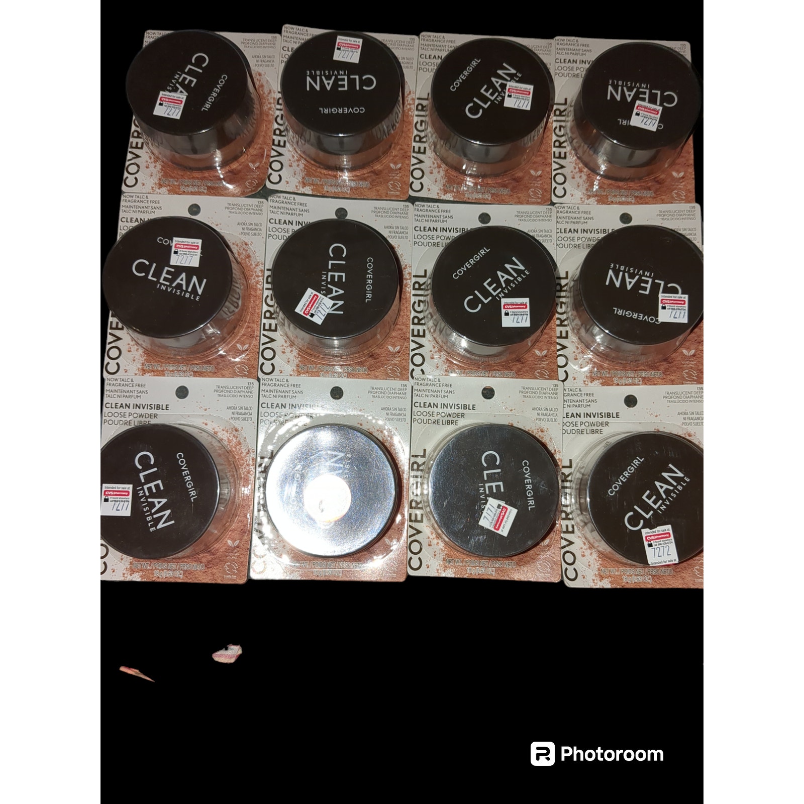 12 #135 CoverGirl translucent deep clean invisible loose powder #1011