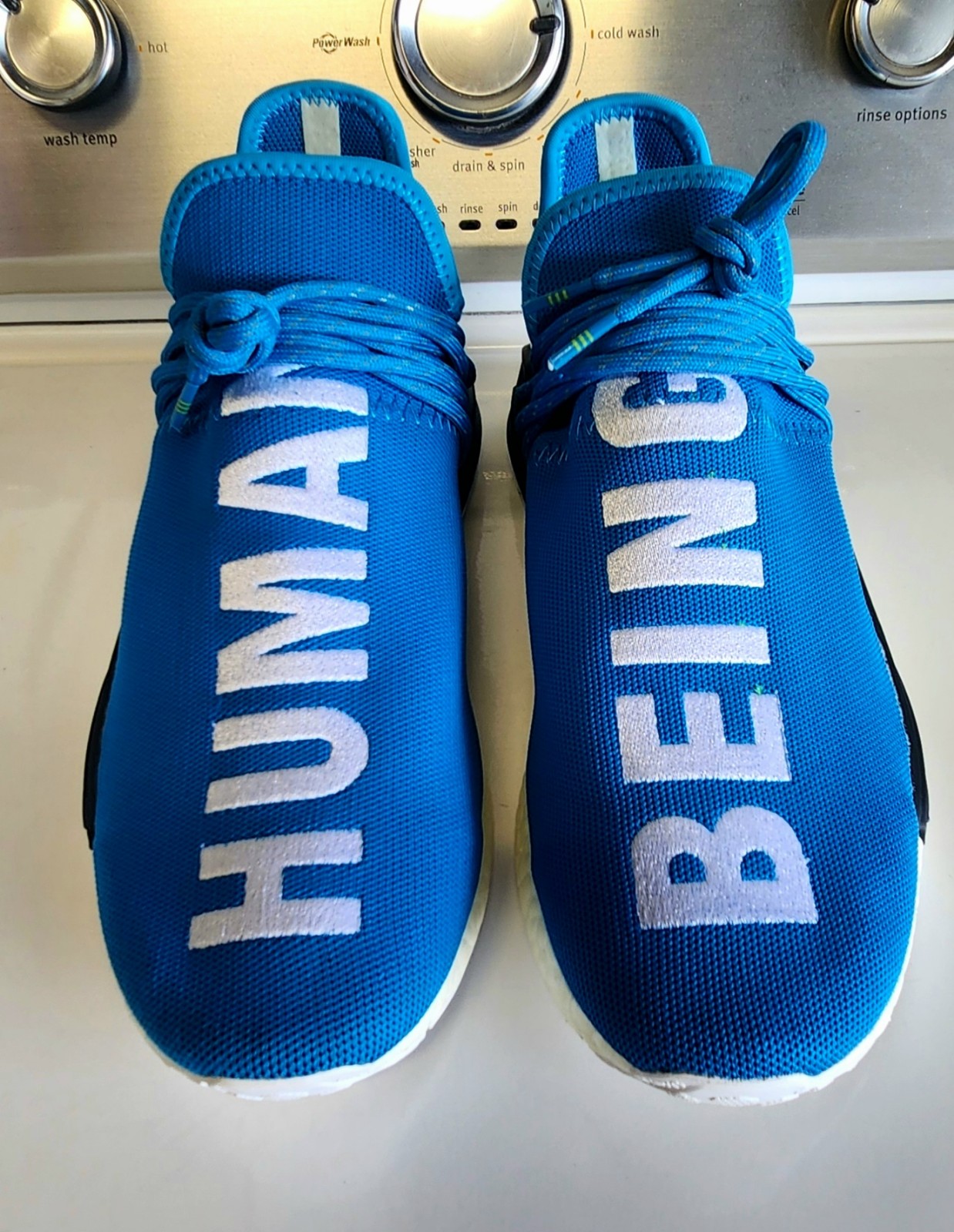 Adidas Pharrell x Human Race NMD Boost Shoe 2016 Blue White ***PLS SEND OFFER***