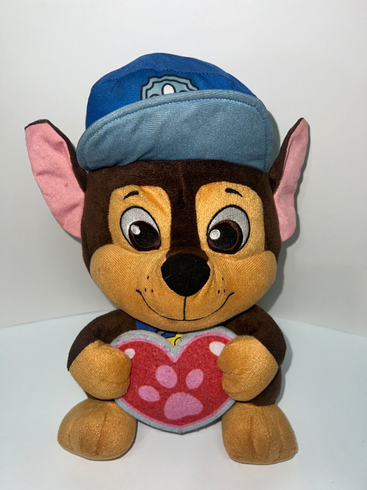 2022 Paw Patrol Chase Valentine's Day Plush Toy 12” Viacom E6