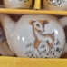MINATURES 1940'S BABY DEER CHINA CHILD'S TEA SET JAPAN RARE NIB