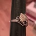 Vintage Black Hills Sterling Silver and 12K Gold Ring Size 8