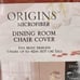 Origins Microfiber Dining Room Chair Cover 42 Tall (Set of 2)