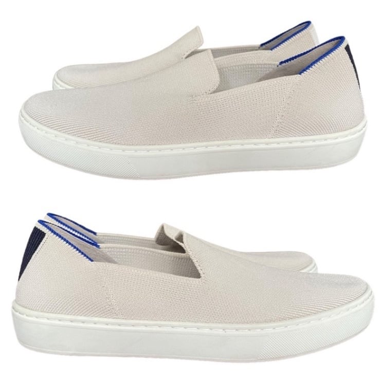 Rothy’s The Original Slip-On Sneakers in Sand | Size 6.5 Eco Friendly Recycled