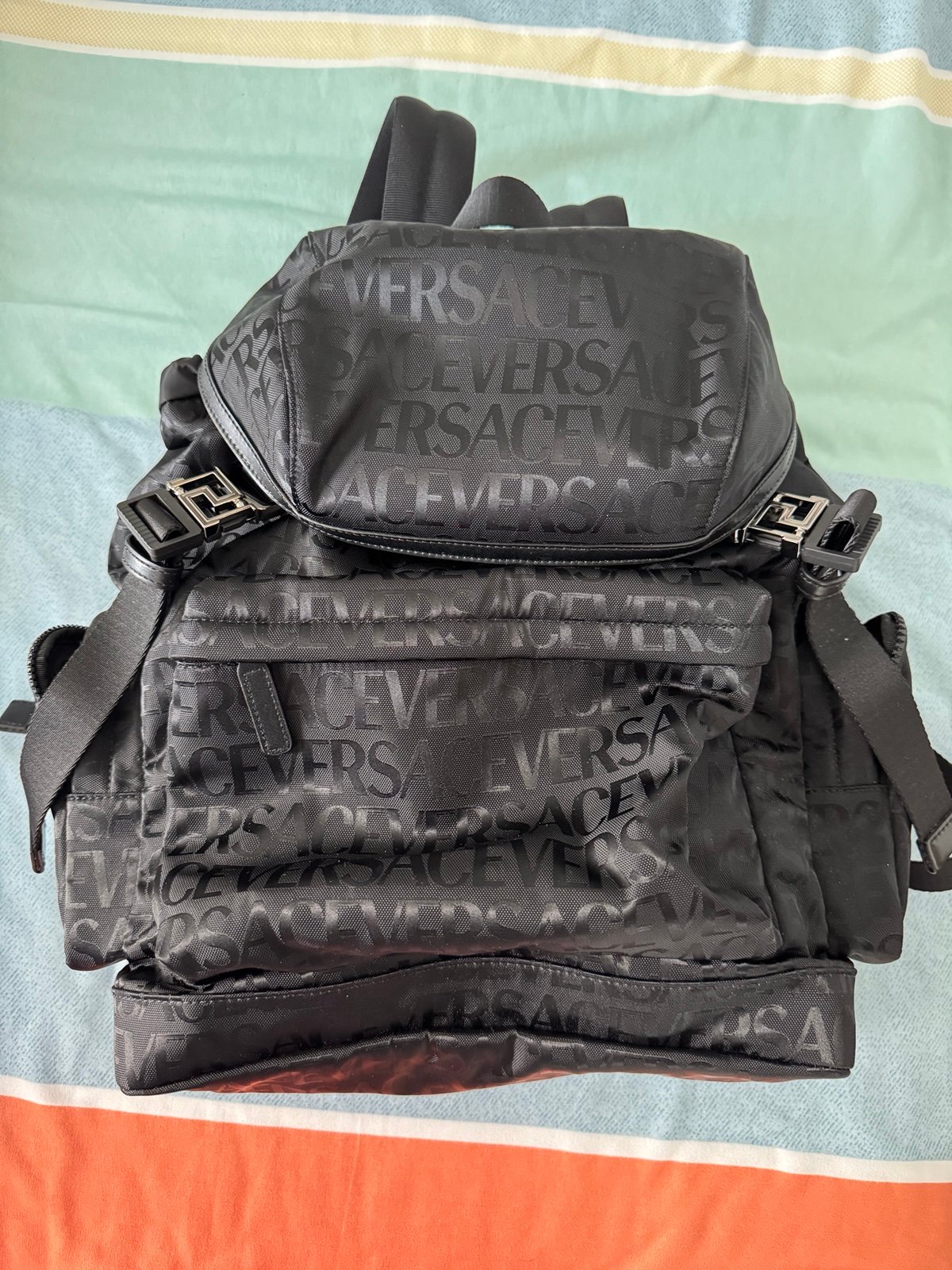 Versace Nylon backpack