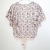 Free People Call Me Later Bodysuit NWT in Ivory Combo Small